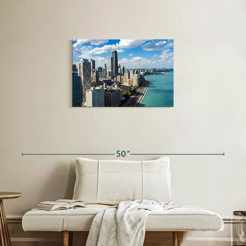 Ravi Chicago Waterfront Skyline, 20" H x 30" W