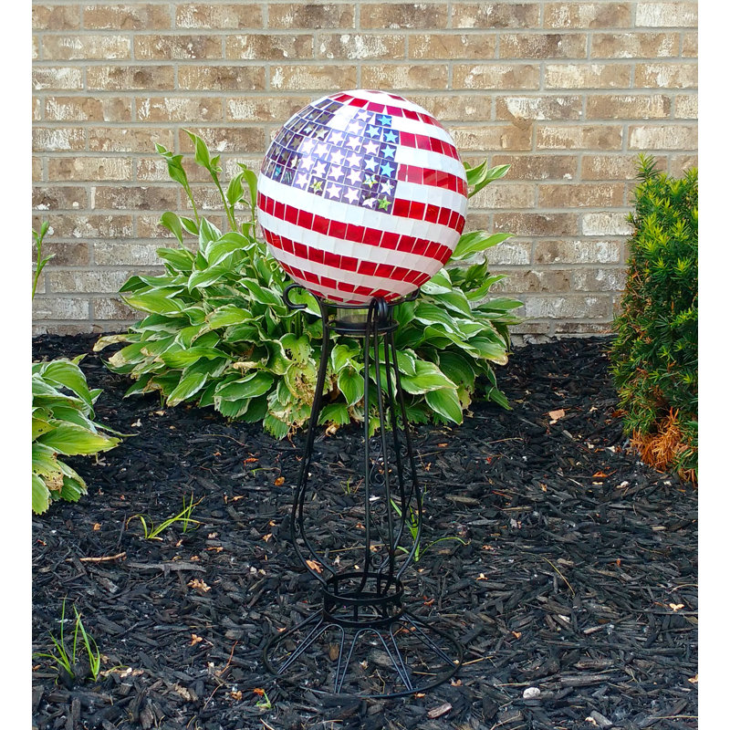 Boule réfléchissant en mosaïque americana Chalgrave