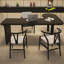 62.99" Black Rectangular Solid Wood desk-108954309-108954307