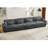 Upholstered Modular Sectional Sofa Couch