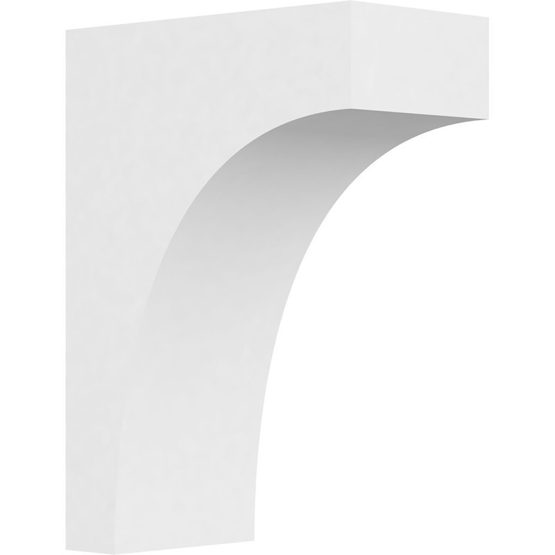Corbeau standard en PVC de qualité architecturale Stockport, H 14 po x l 5 po x P 10 po