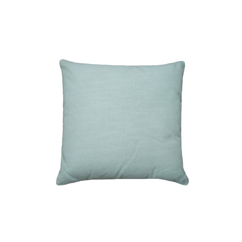 Diamond Tuck Solid Square Throw Pillow, Seaglass