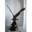 Aluminum Bald Eagle Landing Wings Spread Dark Bronze Art 32"x27"x42"H