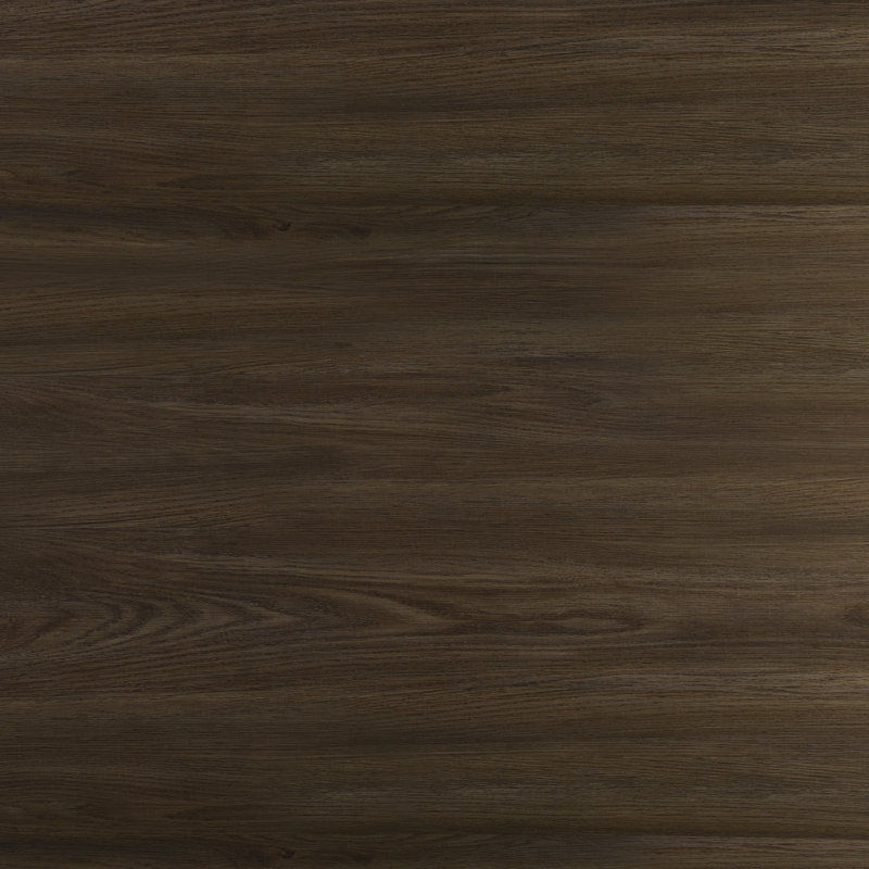 Solid Wood Top Dining Table, Black