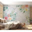Murale florale pelez et collez - Marbre fleuri-868750846