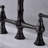 Dual Handles Kitchen Faucet With Pull-Out Side Spray