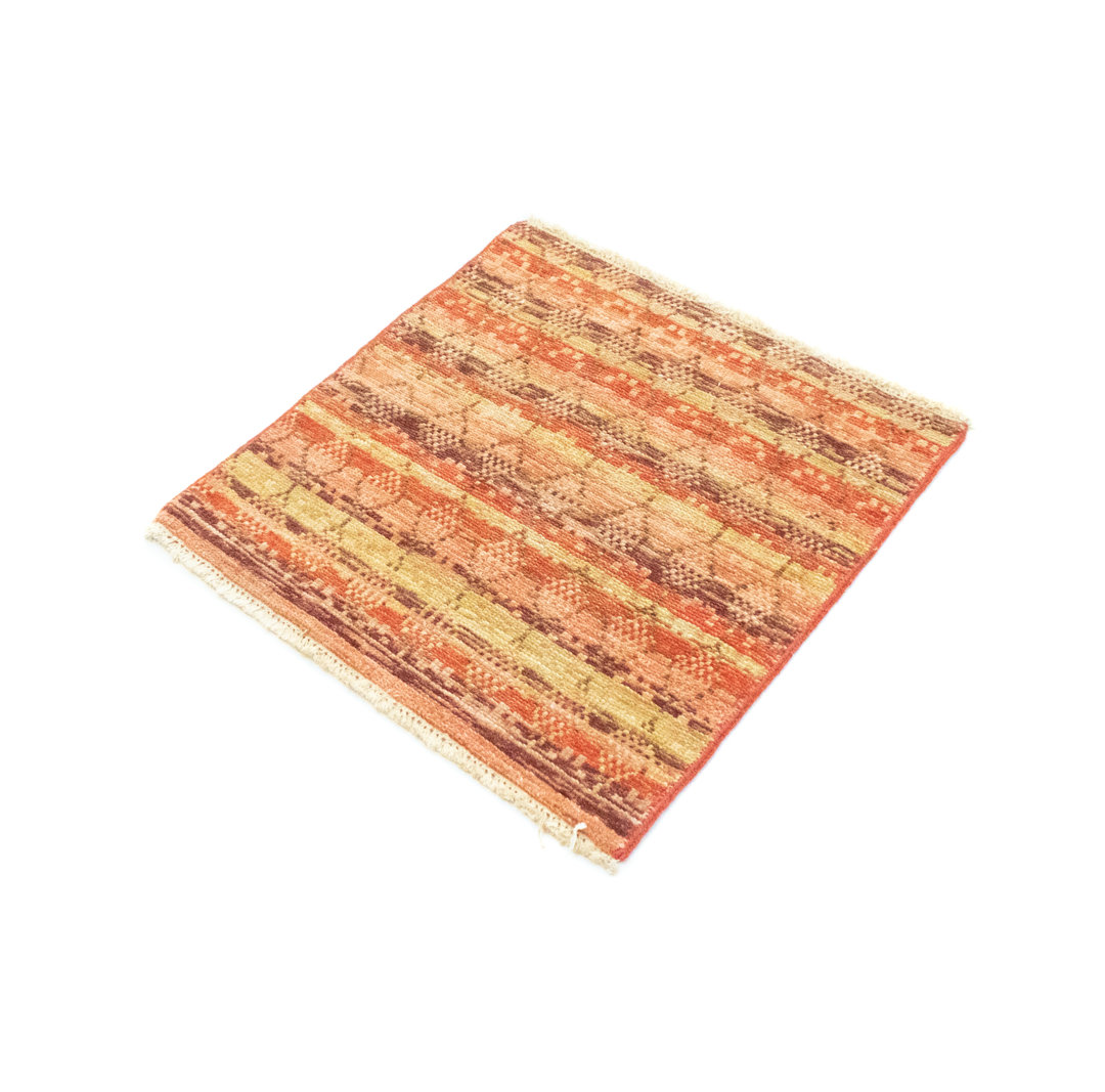 Brynne Hand Knotted Wool Orange Indoor/Outdoor Rug