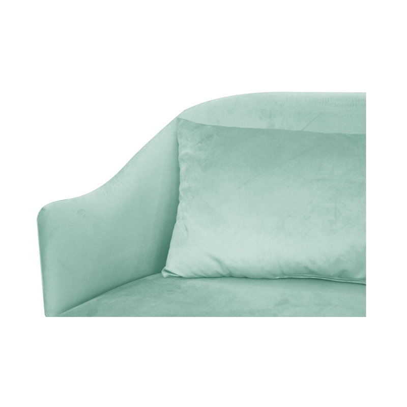 Emi 2 Seater Loveseat, Light Mint