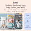 39.5cm W Plastic Storage Rack