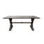 Table de salle à manger d'extérieur moderne en aluminium (table incluse seulement)
