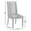 Ensemble de 2 chaises de salle à manger en velours Modway Baron Performance-143622761