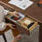 Black Walnut Color Rectangular Solid Wood desks-823639563