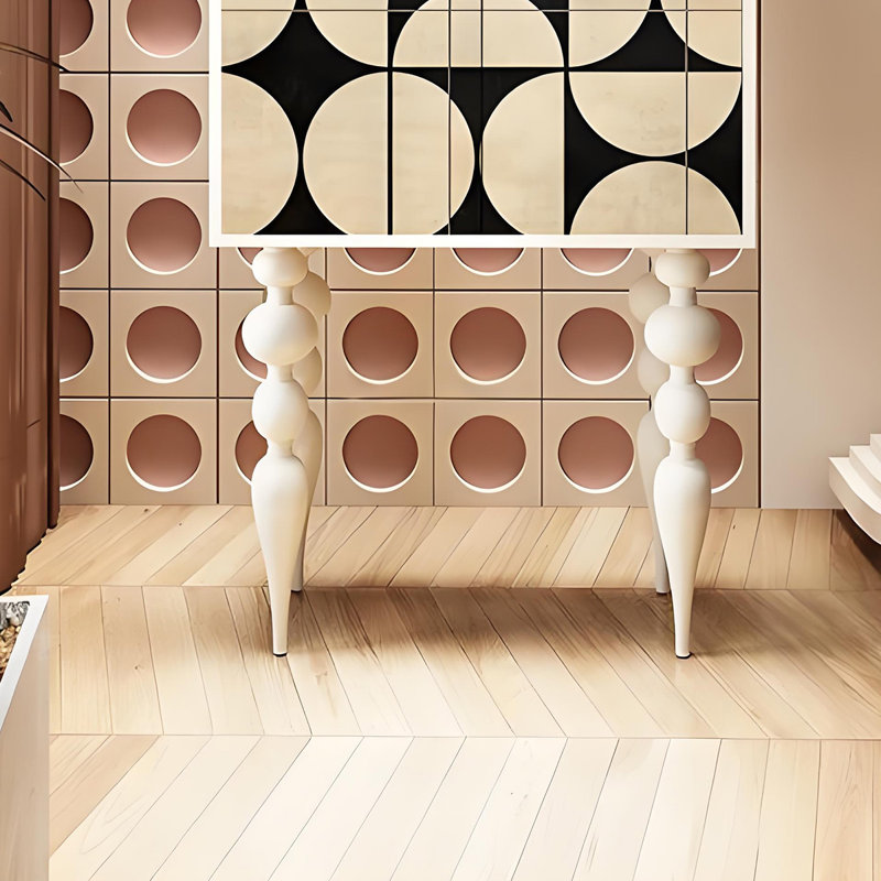 Armoire de rangement moderne en bois massif minimaliste