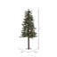 Natural Alpine 4' H Lighted Artificial Cedar Christmas Tree