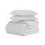 Ensemble de housse de couette à motif quadrilobe Simply Soft-438053621-438053625