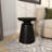 Alaunna Copper Metal Side End Accent Table with Bell Shaped Base, 15" x 15" x 19"-747592028-747592027