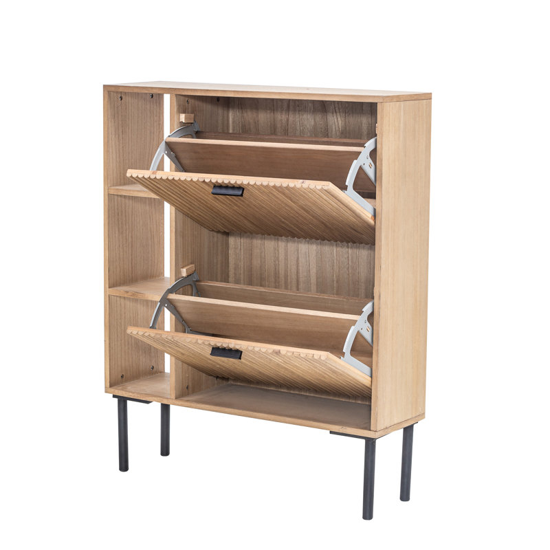 Yingling 2-Drawer Shoe Cabinet