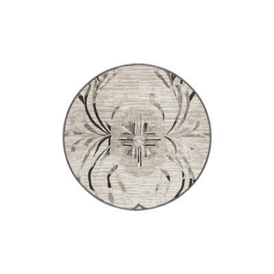 Machine Washable Gray Area Rug