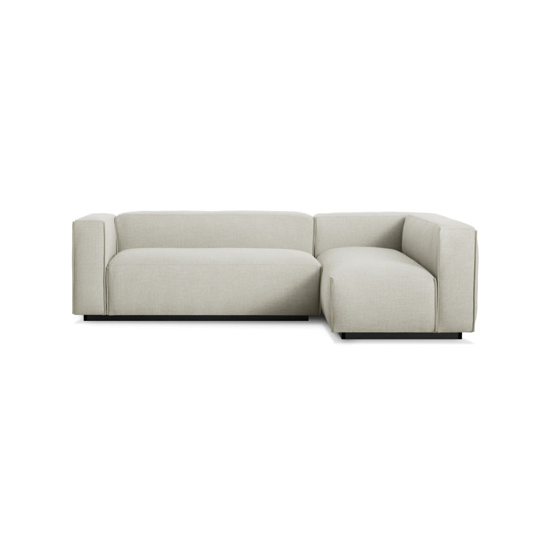 Cleon Modular Sectional, Maharam Mode in Clavicle 100% Polyester, Left Hand Facing