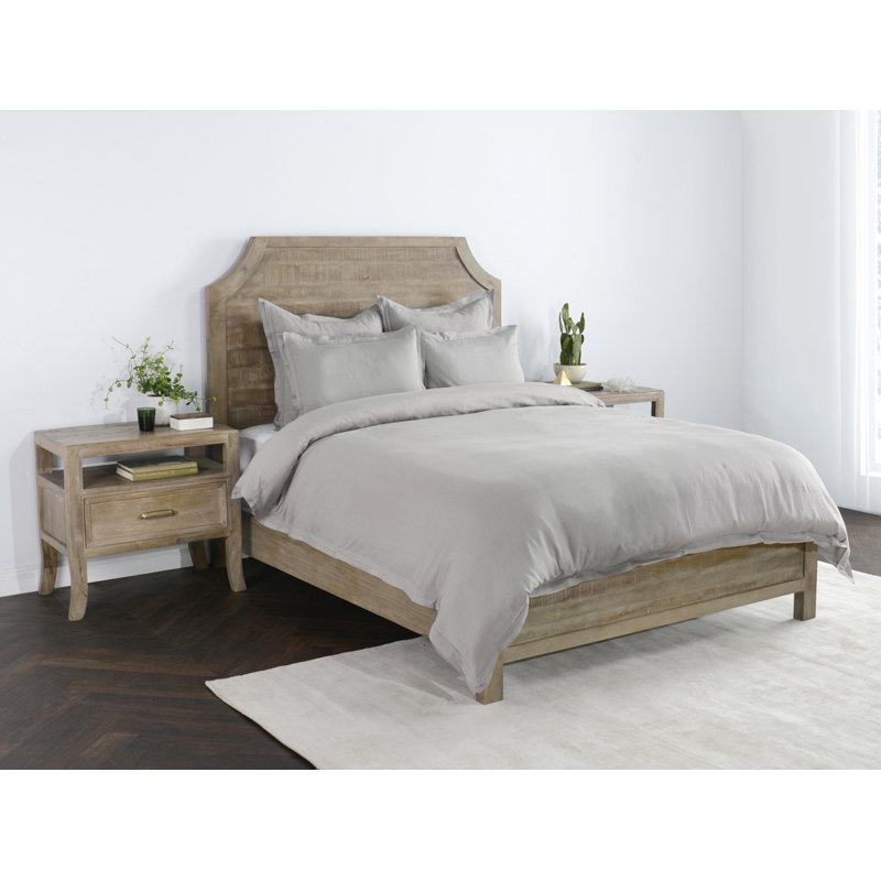Allenville Aonesty Traditional Duvet Cover, Full/Queen, Grey