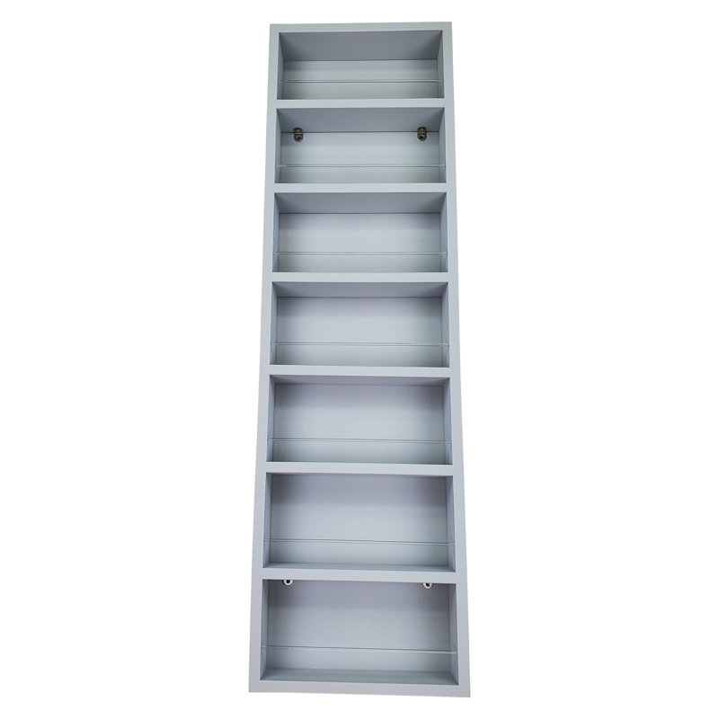 Ensemble de pots et support à épices Celebrity on the Wall, H 48 po x l 14 po x P 3,5 po, Apprêté