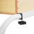 47.24" Mobile Overbed Table Height Length Adjustable Bed Desk With Wheels