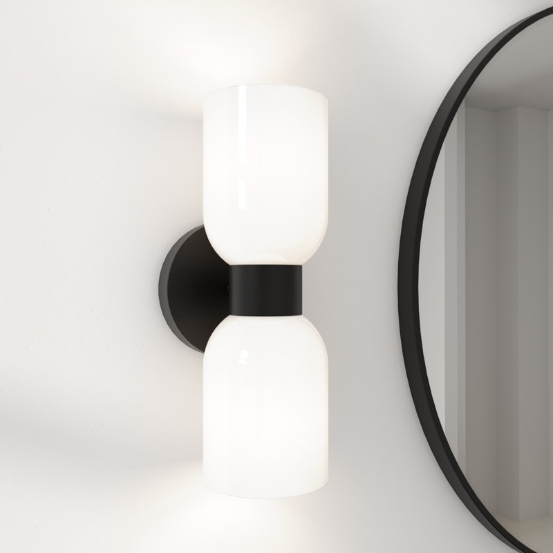 Alaisha 2-Lights Wall Light, Black