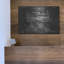 «Locomotive Engine Blueprint Vernis Chalkboard», art mural en métal-2026338499