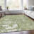 Premium Machine Washable Prisco Aloe Rug-112171408