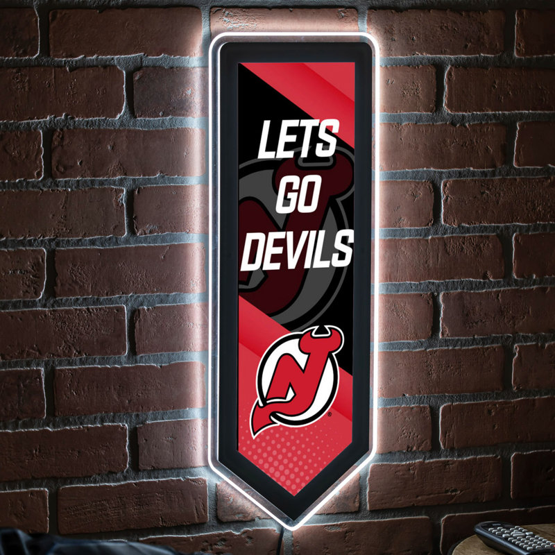 Enseigne murale NHL Team Pennant, Devils du New Jersey