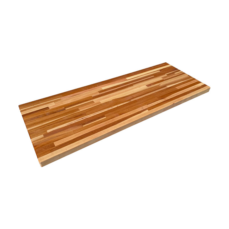 Dessus Knya Butcher Block, Noyer blanc, 1,5 po x 26 po x 60 po