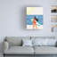 Art mural sur toile tendue - «Dive In» de Karen Smith pour décoration de salon, de chambre à coucher ou de bureau - 18 x 24