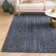 Berowalt Farmhouse Handmade Tufted Jute Navy Rug