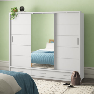 Tengan 3 Door Manufactured Wood Wardrobe