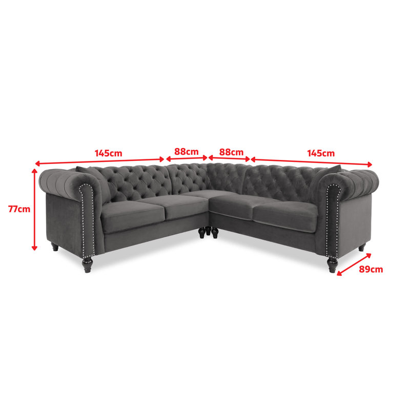 Pantaleon Corner Sofa , Symmetrical , 5