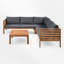 Ensemble de conversation modulaire 4 pièces avec coussins-87806538