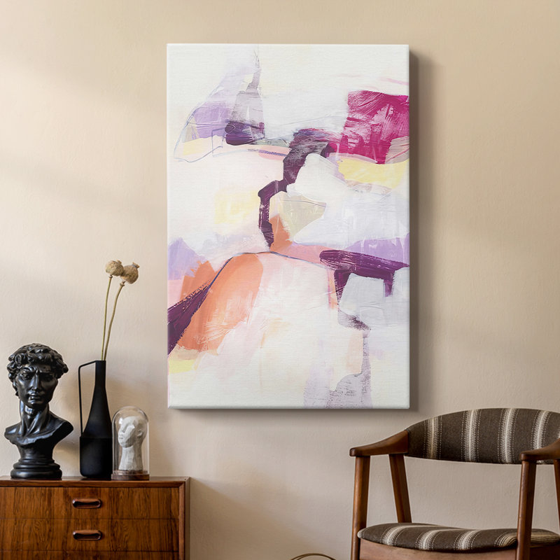 Polaire magenta III - galerie Cavas sur mesure, H 12 po x l 8 po