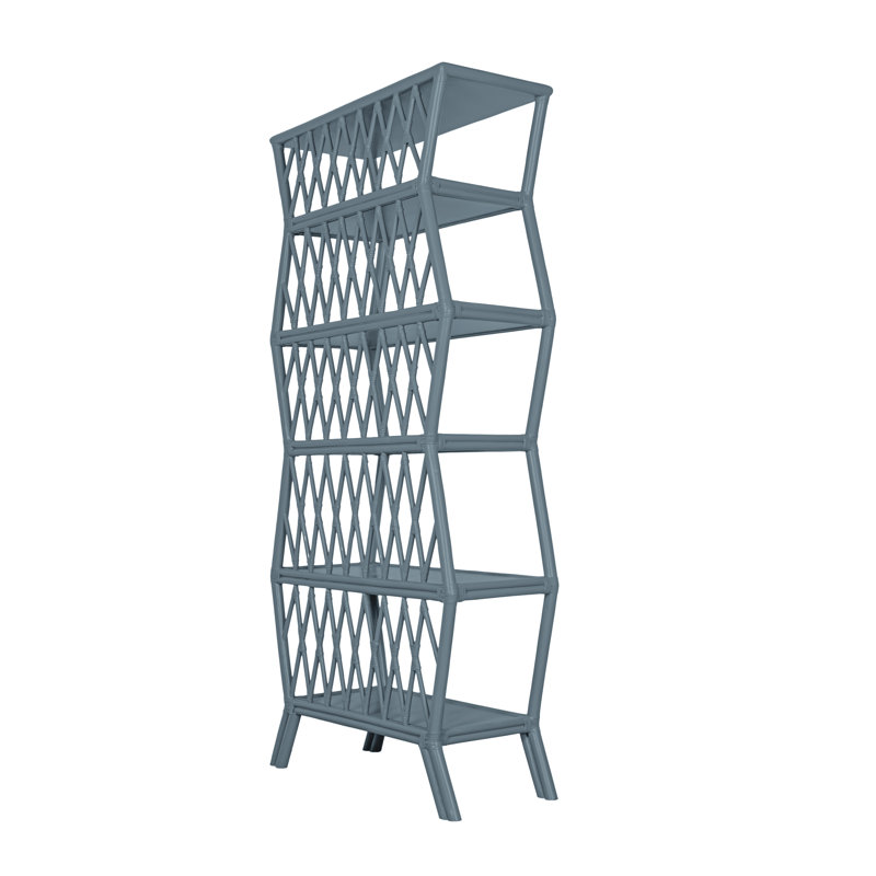 Hollywood Etagere Bookcase, Teal