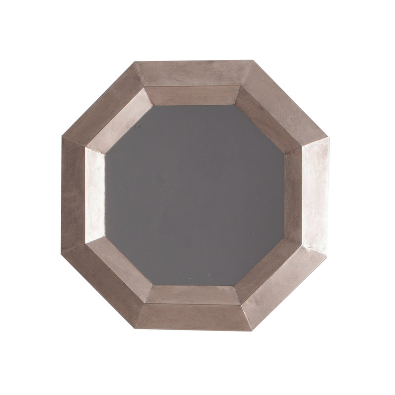 Vanzandt Metal Hexagon Wall Mirror