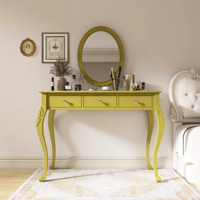 Meuble-lavabo de luxe avec miroir ovale