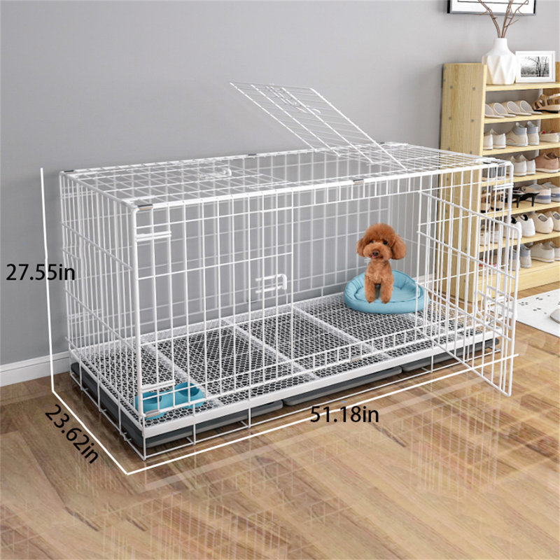 Pet Crate, 27.55" H x 51.18" W x 23.62" D