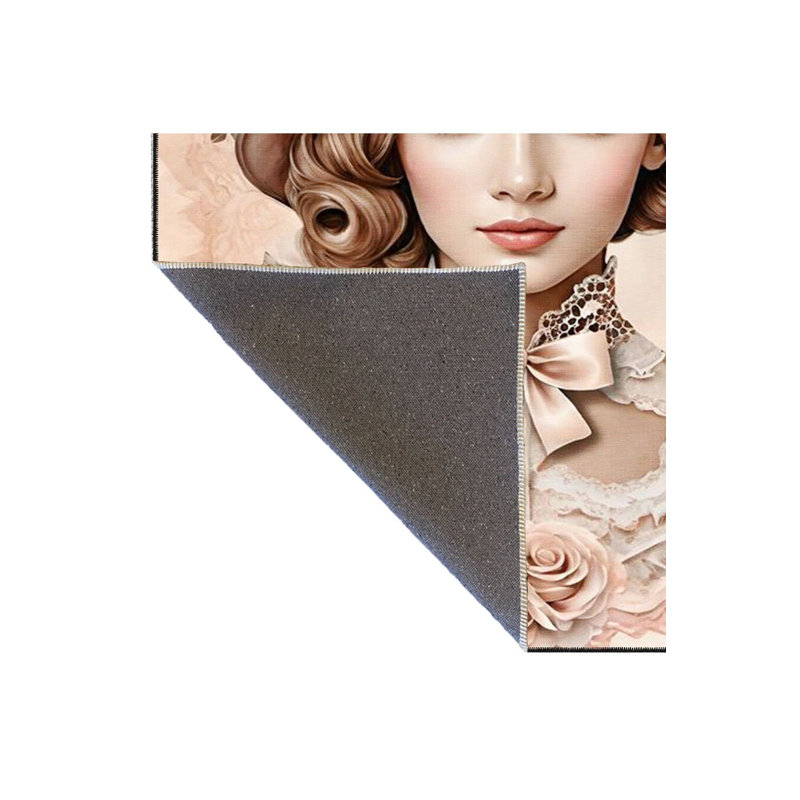 Tapis lavable à la machine Floral Noble Girl, Rectangle 3 pi 3 po x 4 pi 11 po