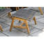 Repose-pieds extérieur en teck Anyston-561654466