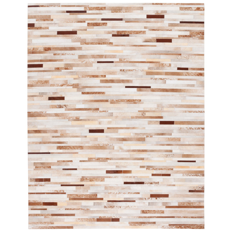 Tapis brun clair / ivoire Fazeley, Rectangle 9 pi x 12 pi