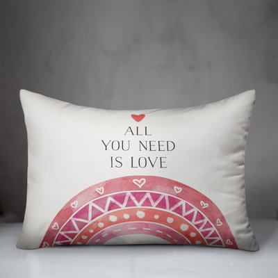 Spun Polyester Reversible Throw Pillow