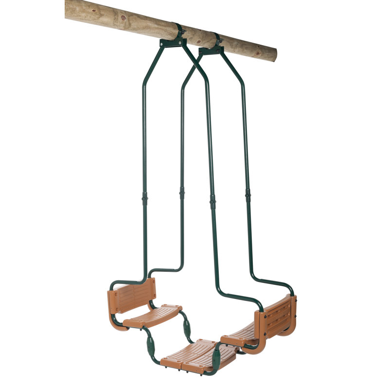 SwingKing Two Person Glider Swing Seat with Chains