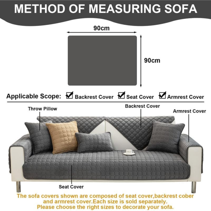 Siun Outdoor Patio Sofa Cover, Grey