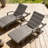 WICKER CHAISE LOUNGE