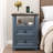 Chaky 2 - Drawer Nightstand with Storage and Built-In Outlets-913461908-934842400