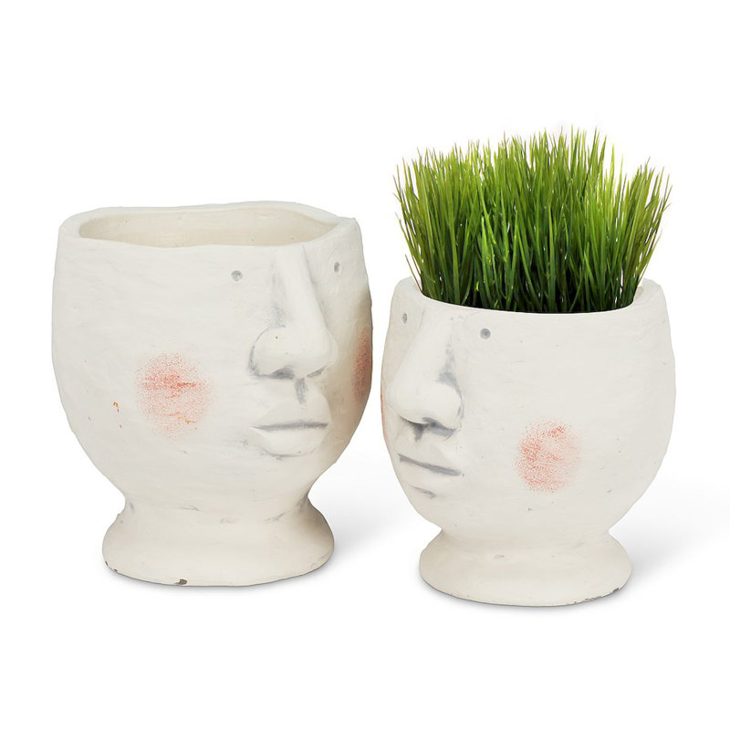 Statue Planter, 5.5" H x 4.5" W x 4.5" D